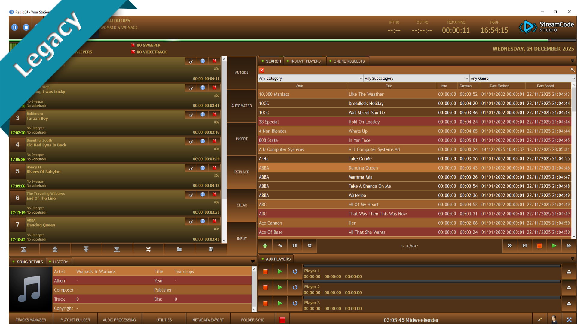 Country Studio RadioDJ Color Style