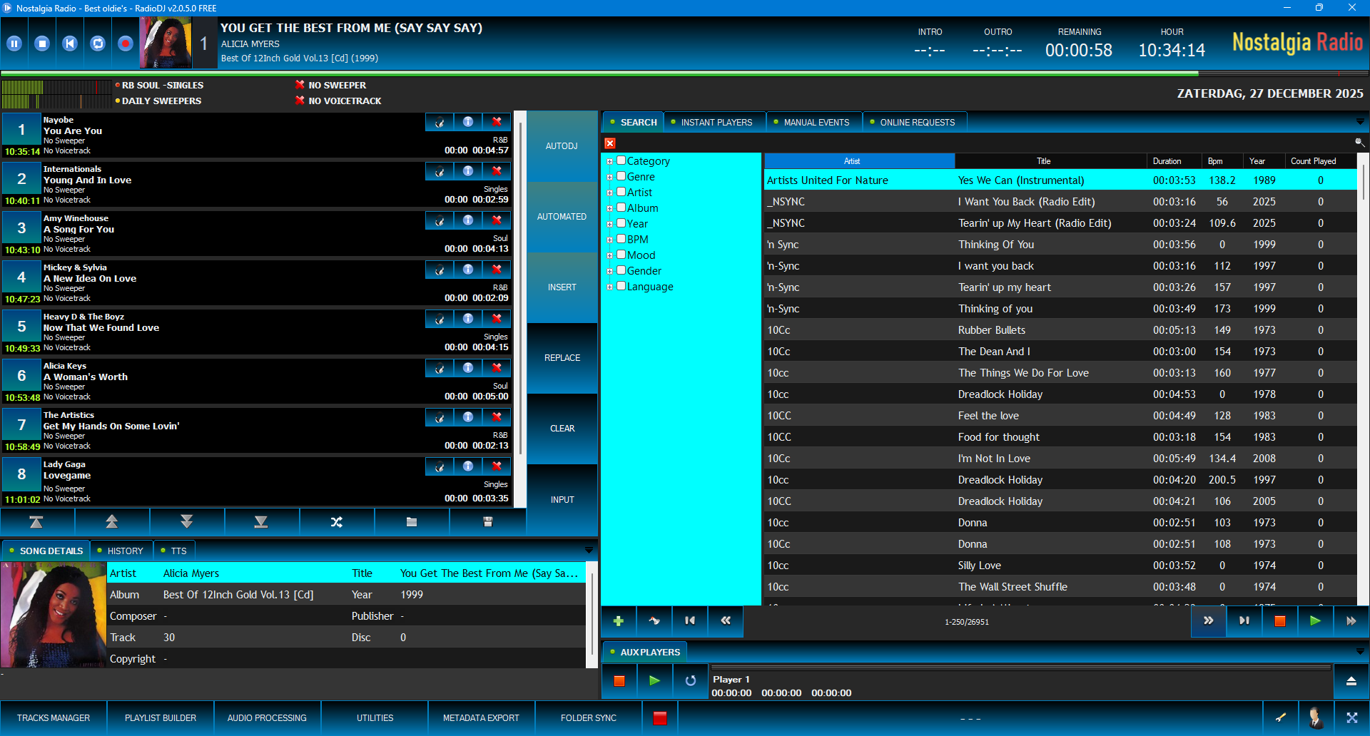 copperblue RadioDJ Color Style
