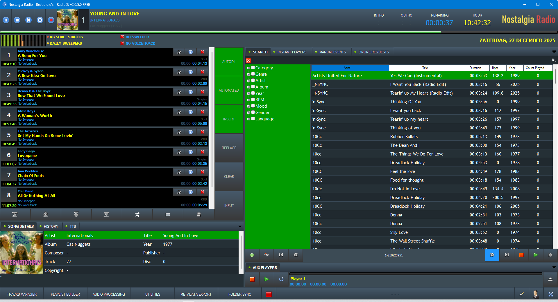 Hobbitblue RadioDJ Color Style