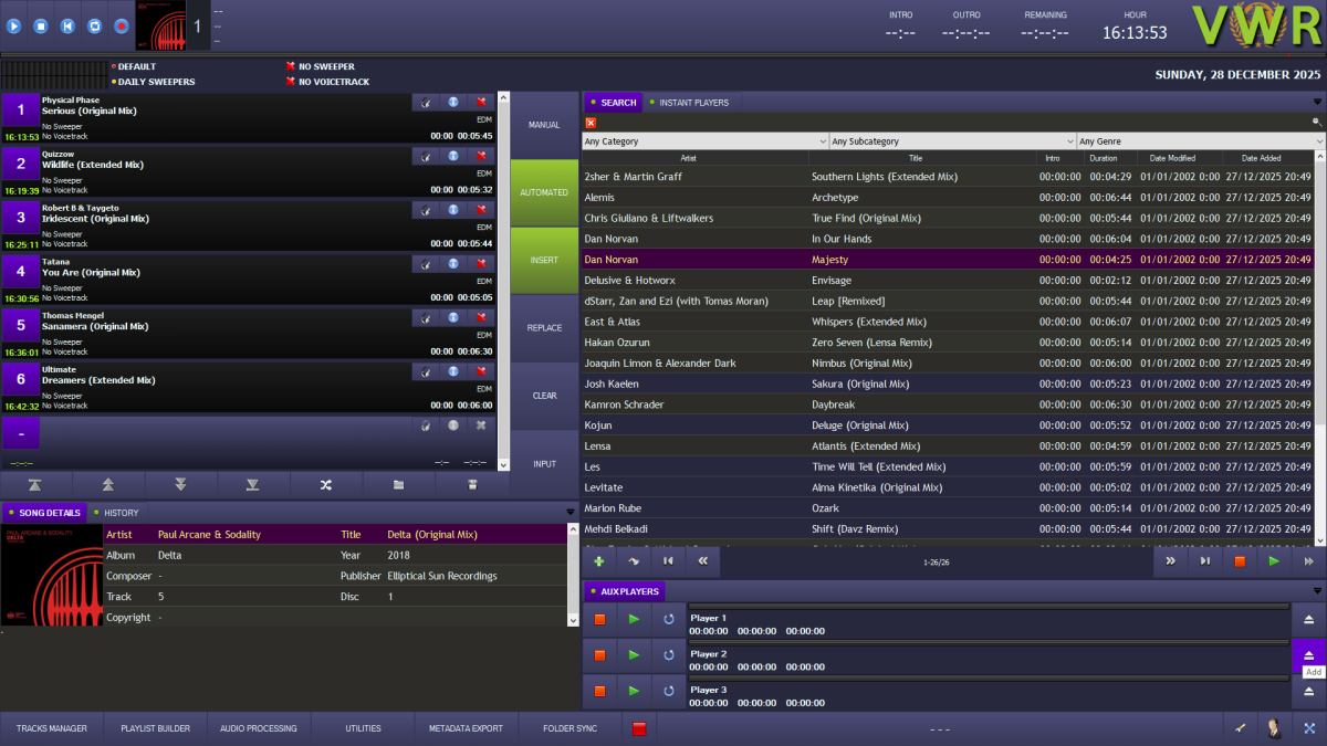 BlupleGB-2 RadioDJ Color Style