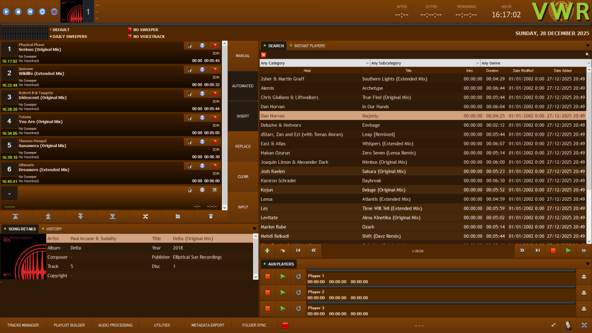 BrownSuga_2 RadioDJ Color Style