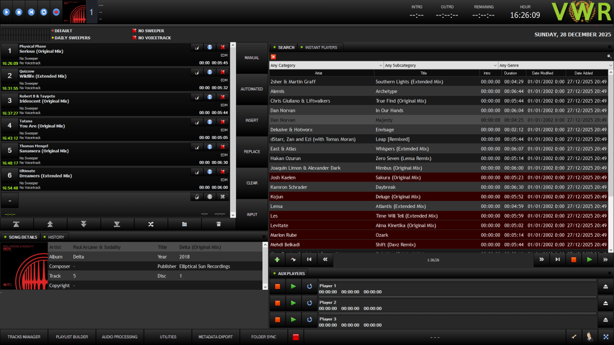 DarkKnightGB_2 RadioDJ Color Style