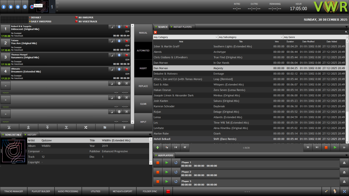 FadeToGreyGGB_2 RadioDJ Color Style