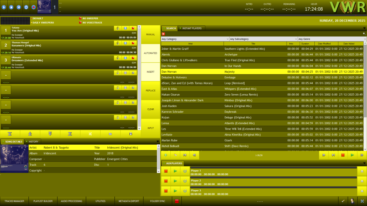 LemonyYB_2 RadioDJ Color Style