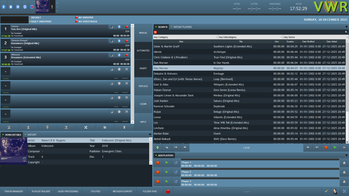 RafBlue_2 RadioDJ Color Style