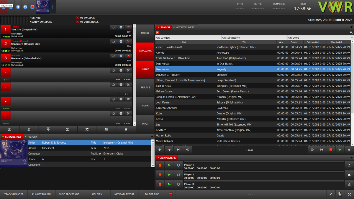 Virtual2RRB_2 RadioDJ Color Style